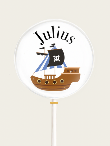 Oblatenlolli "Piratenschiff" – Bild 1