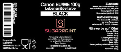 BLACK Lebensmitteltinte 100ml – Bild 4