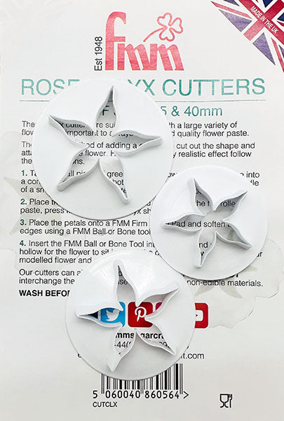 FMM Rosen Calyx Ausstecher 3tlg – Bild 2