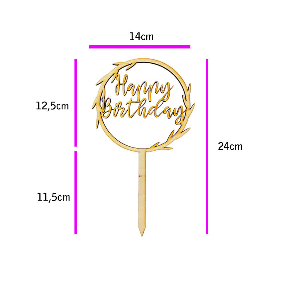 CakeTopper - Happy Birthday Ranke – Bild 2