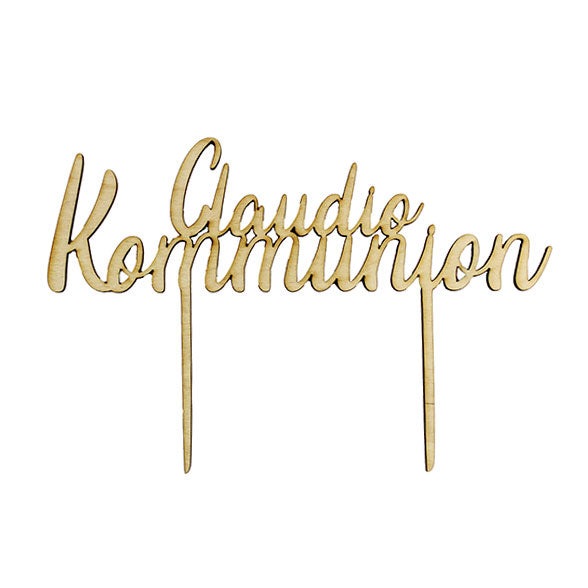 CakeTopper - Kommunion Name