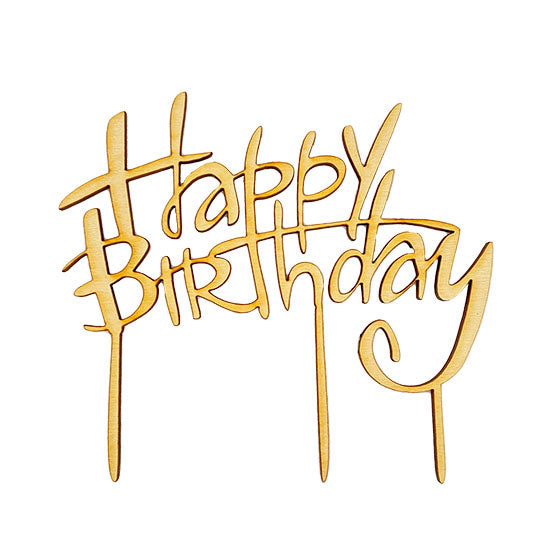 CakeTopper - Happy Birthday klein – Bild 1