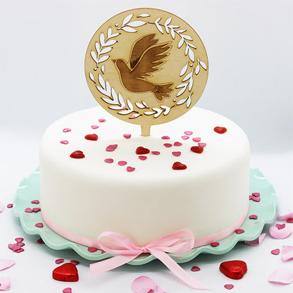 CakeTopper - Taube mit Ähren – Bild 2