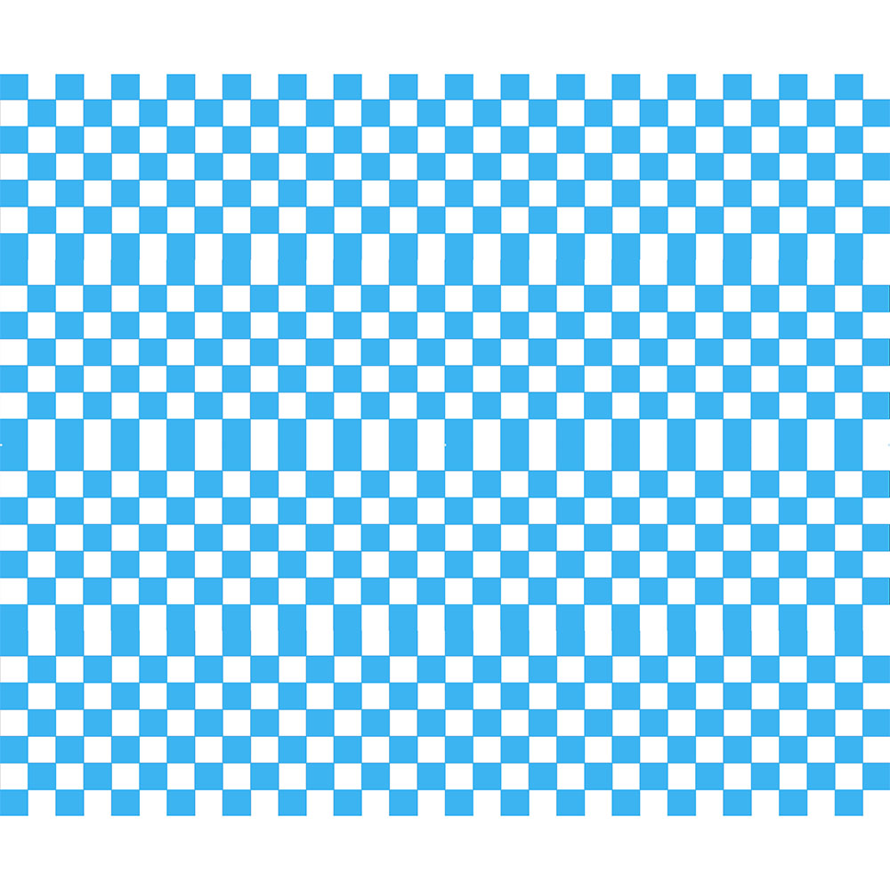 Tortenband weiß - blau- kariert