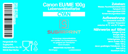 CYAN Lebensmitteltinte 100ml – Bild 4