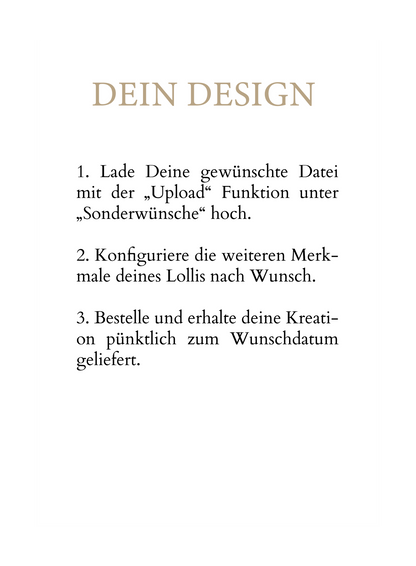 Herz Logololli – Lolli mit individuellem Firmenlogo - 4,5cm – Bild 2