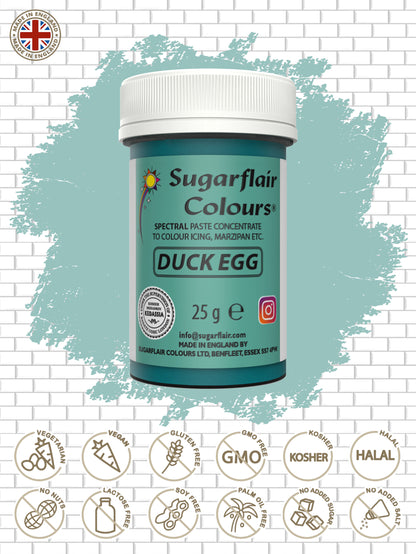 Speisefarben-Paste Sugarflair - Duck Egg 25g