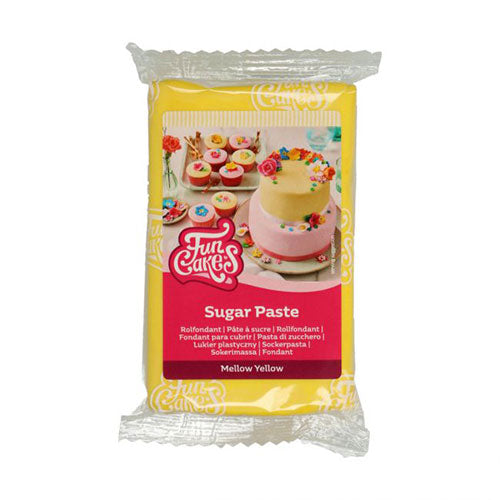 FunCakes Fondant Mellow Yellow Gelb 250g Verpackung