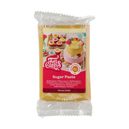 FunCakes Fondant Honig Gold 250g – Bild 1