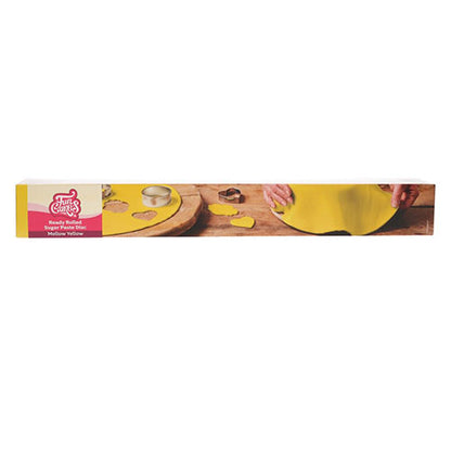 FunCakes Ausgerollte Fondantdecke Gelb - Mellow Yellow – Bild 1