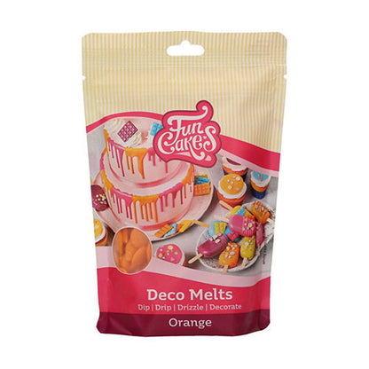 FunCakes Deco Melts -Orange- 250g – Bild 1