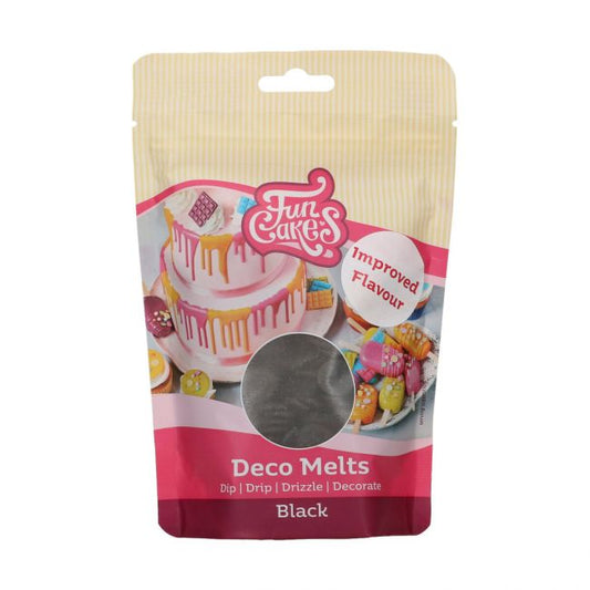 FunCakes Deco Melts -Schwarz- 250g – Bild 1