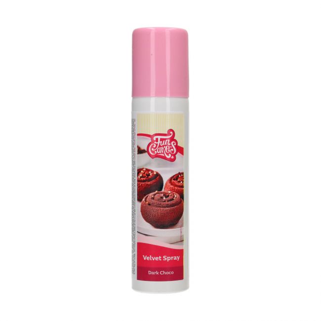 FunCakes Velvet Spray Dark Choco - 100ml – Bild 1
