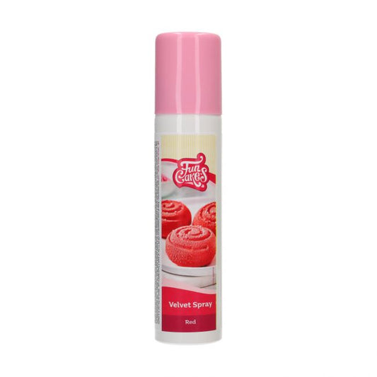 FunCakes Velvet Spray Rot - 100ml – Bild 1