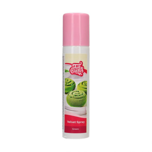 FunCakes Velvet Spray Grün - 100ml – Bild 1