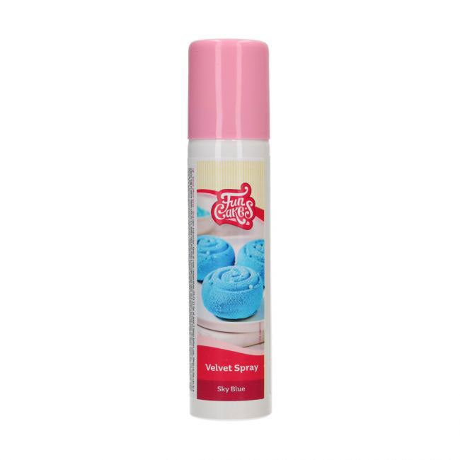 FunCakes Velvet Spray Himmelblau Dose