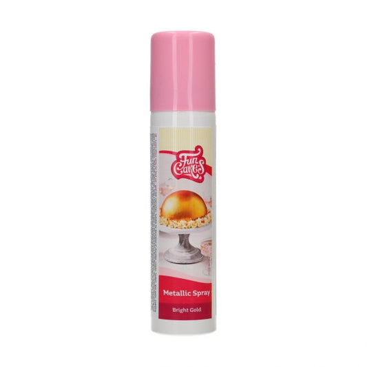 FunCakes Metallic Spray helles Gold - 100ml – Bild 1