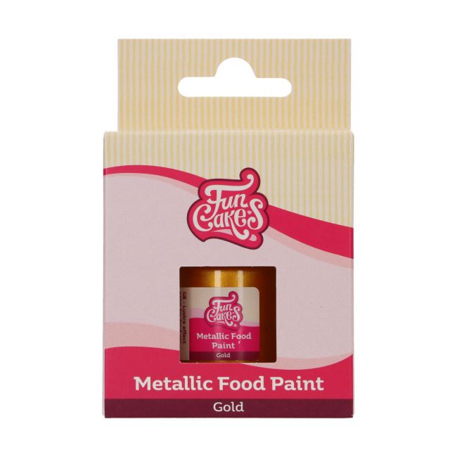 FunCakes Metallic Food Paint - Gold – Bild 2