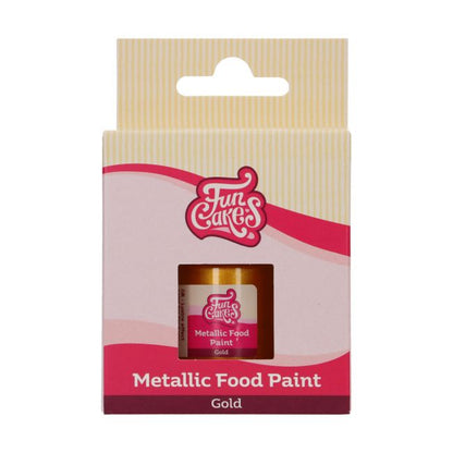 FunCakes Metallic Food Paint - Gold – Bild 2