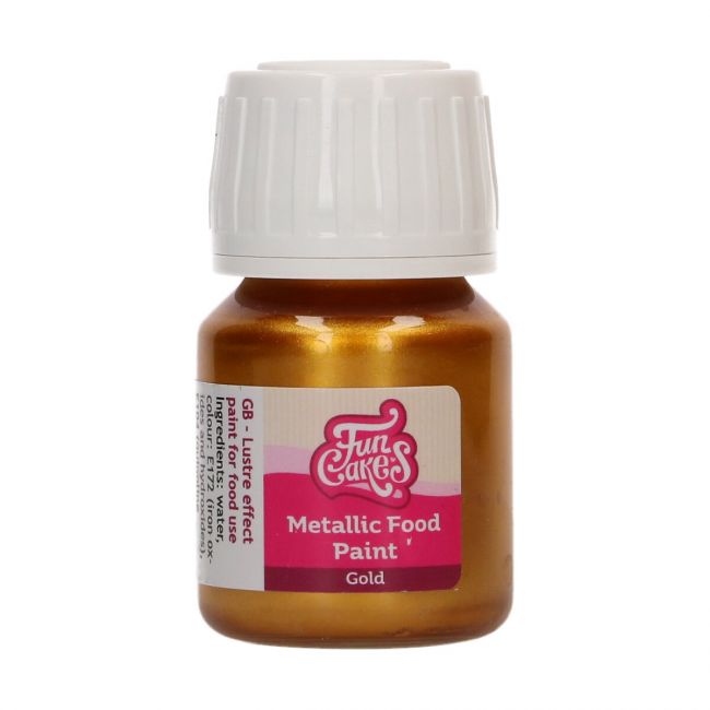 FunCakes Metallic Food Paint - Gold – Bild 1