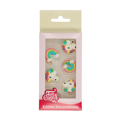 FunCakes Zuckerdekorationen - Einhorn & Regenbogen – Bild 1