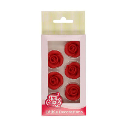 FunCakes - Zucker Dekorationen - Rosa Rosen – Bild 1