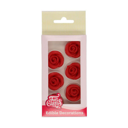 FunCakes - Zucker Dekorationen - Rosa Rosen – Bild 1