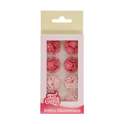 FunCakes Zucker Dekorationen Mini Blüten Rosa – Bild 1