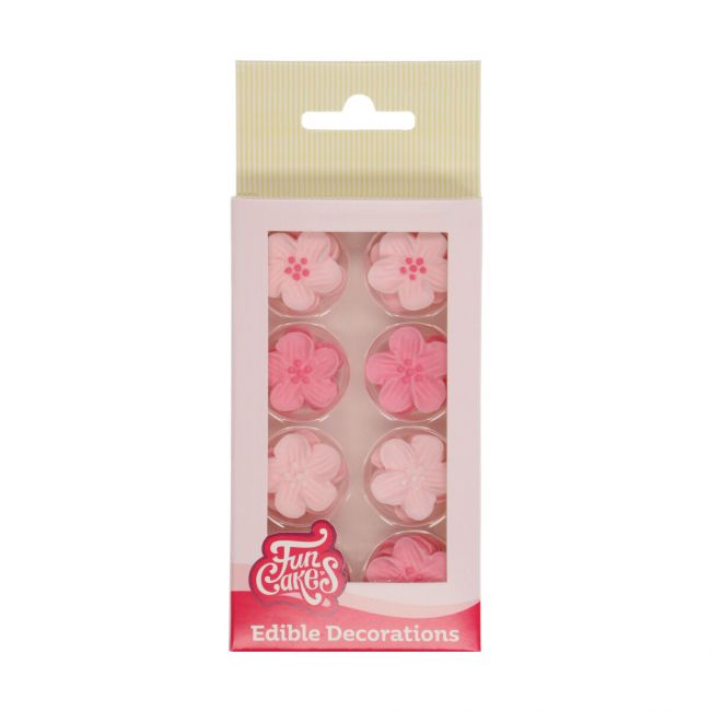 FunCakes Zucker Dekorationen - Blume Mix Rosa – Bild 1