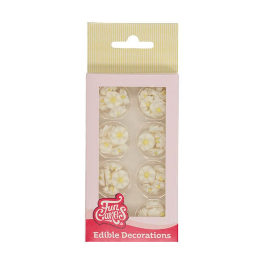 FunCakes Zucker Dekorationen Mini Blumen Weiß – Bild 1