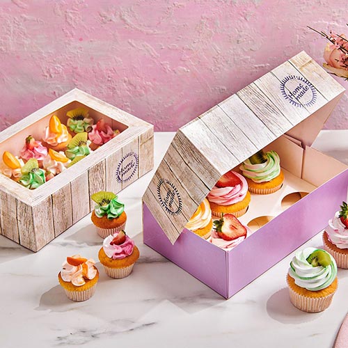 Cupcake Box - 6 oder 15 Stk - Pure Holz – Bild 1
