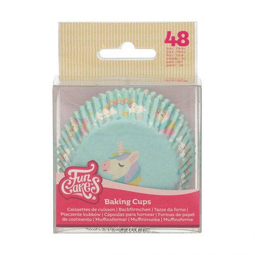 FunCakes - Papierbackförmchen - Einhorn - 48Stk – Bild 1