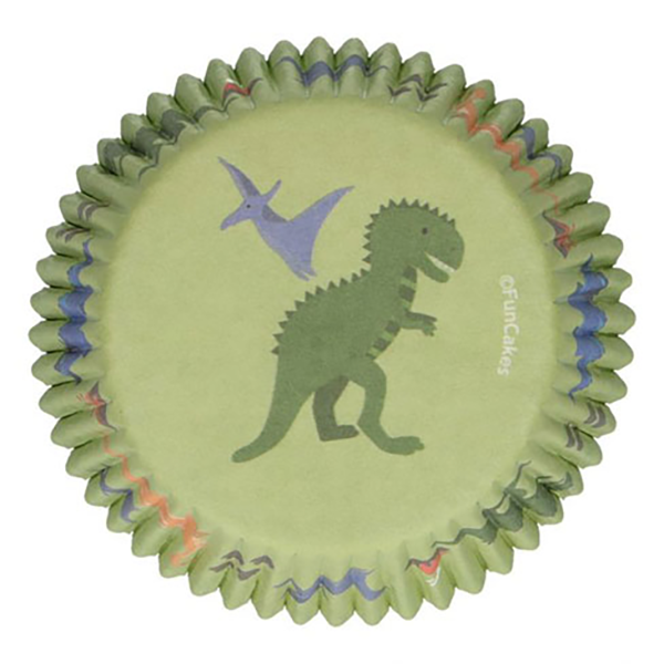 FunCakes - Papierbackförmchen - Dino - 48Stk – Bild 1