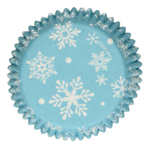 FunCakes - Backförmchen - Schneeflocke hellblau - 48 Stk – Bild 2