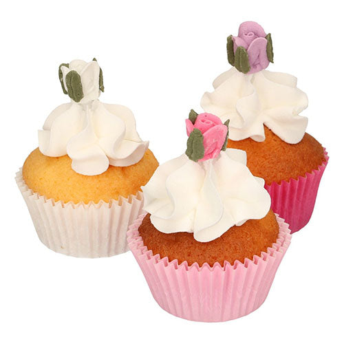 FunCakes - Zuckerdekoration - Kleine Rosen mit Blättern – Bild 2
