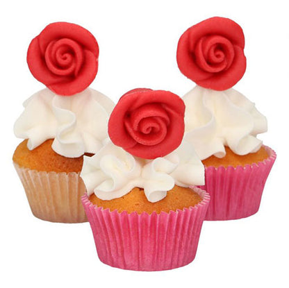 FunCakes - Zucker Dekorationen - Rosa Rosen – Bild 3