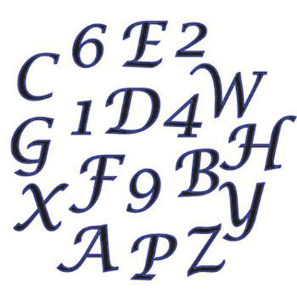 FMM Alphabet & Numbers tappits Upper Case SCRIPT – Bild 2