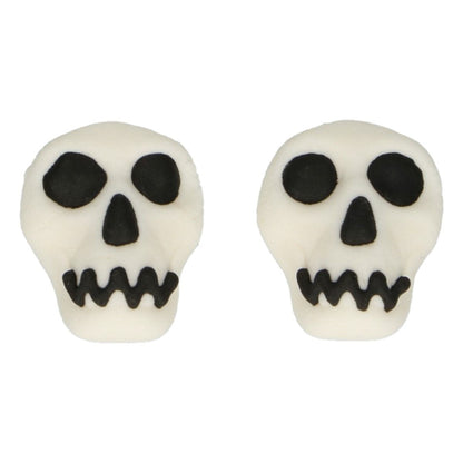 Zuckerdekoration Totenkopf 2 Stück
