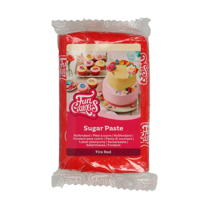 FunCakes Fondant Fire Red Feuerror 250g