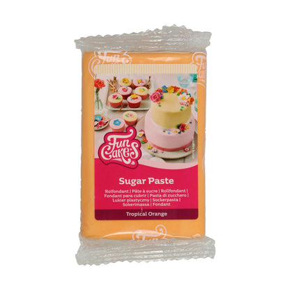 FunCakes Fondant Tropical Orange Packung 250g