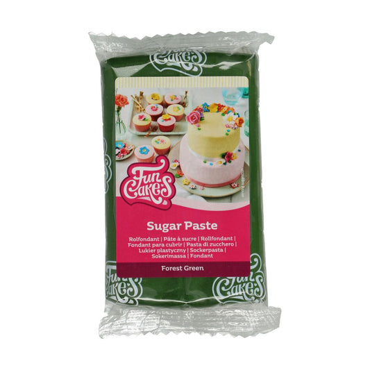 FunCakes Fondant Forest Green Dunkelgrün 250g Packung