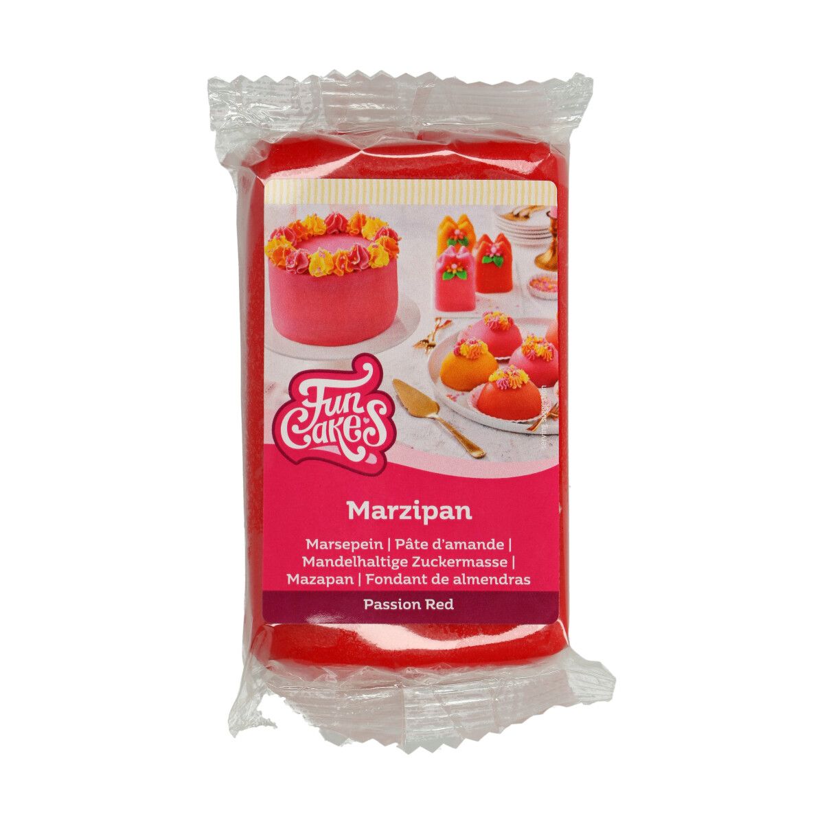 FunCakes Marzipan Passion Red 250g  Packung