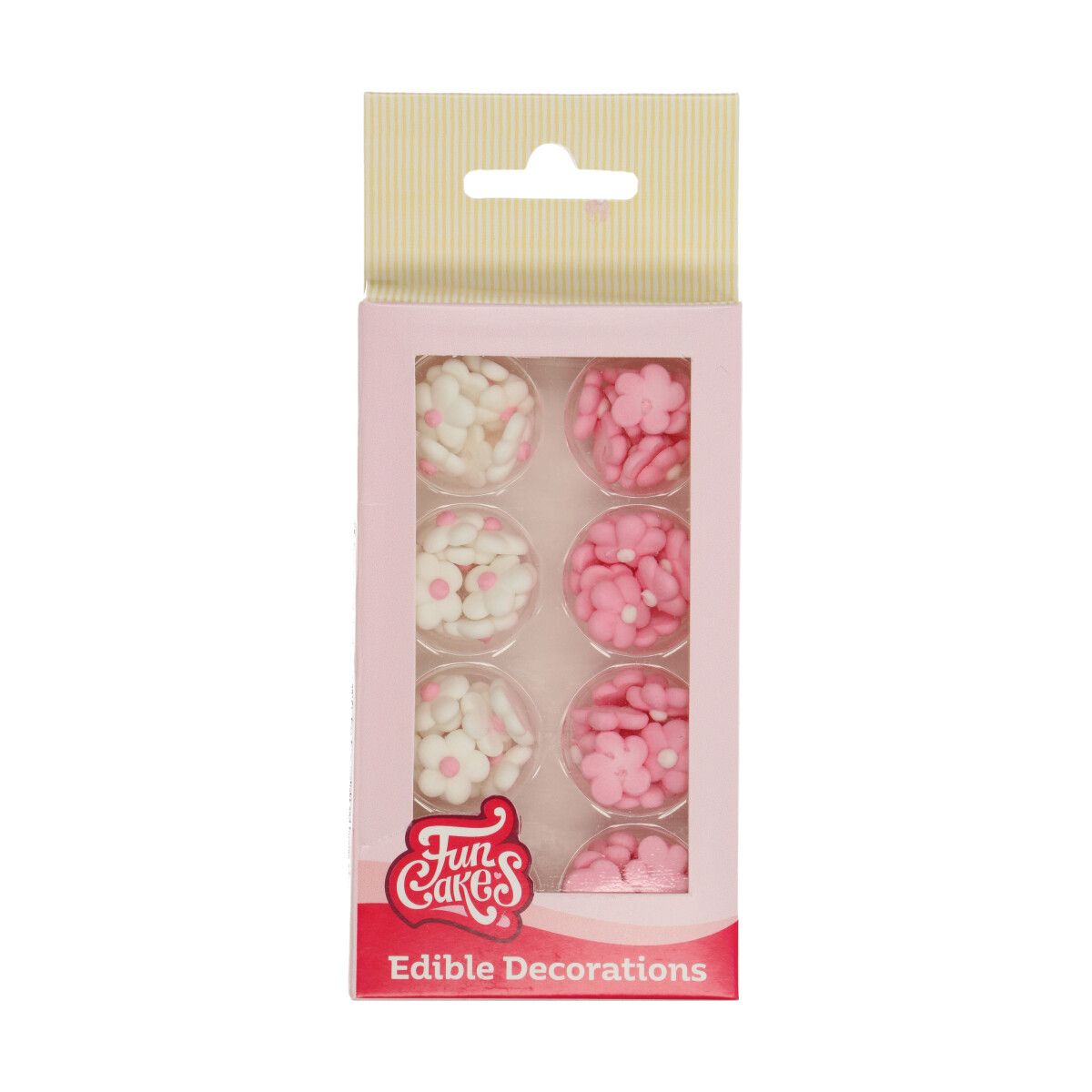 FunCakes Zuckerdekorationen Little Flower Mix Weiß/Rosa Packung