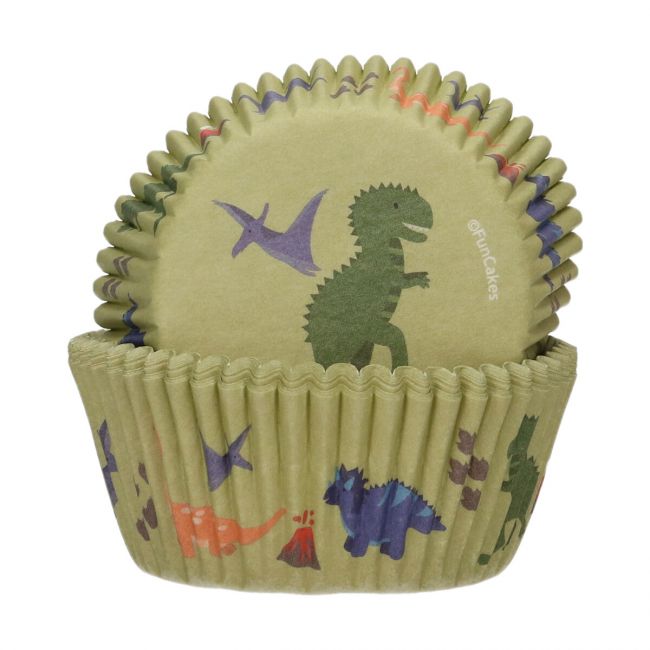 FunCakes - Papierbackförmchen - Dino - 48Stk – Bild 2
