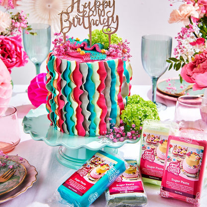 FunCakes Fondant verschiedene Farben dekoriert
