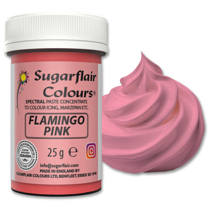 Speisefarben-Paste Sugarflair - Flamingo Pink 25g