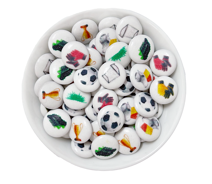 Motiv-Schokolinsen - Fußballspiel – Bild 1