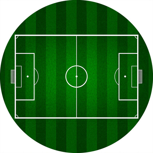 Tortenbild Fußballfeld Rund – Bild 1