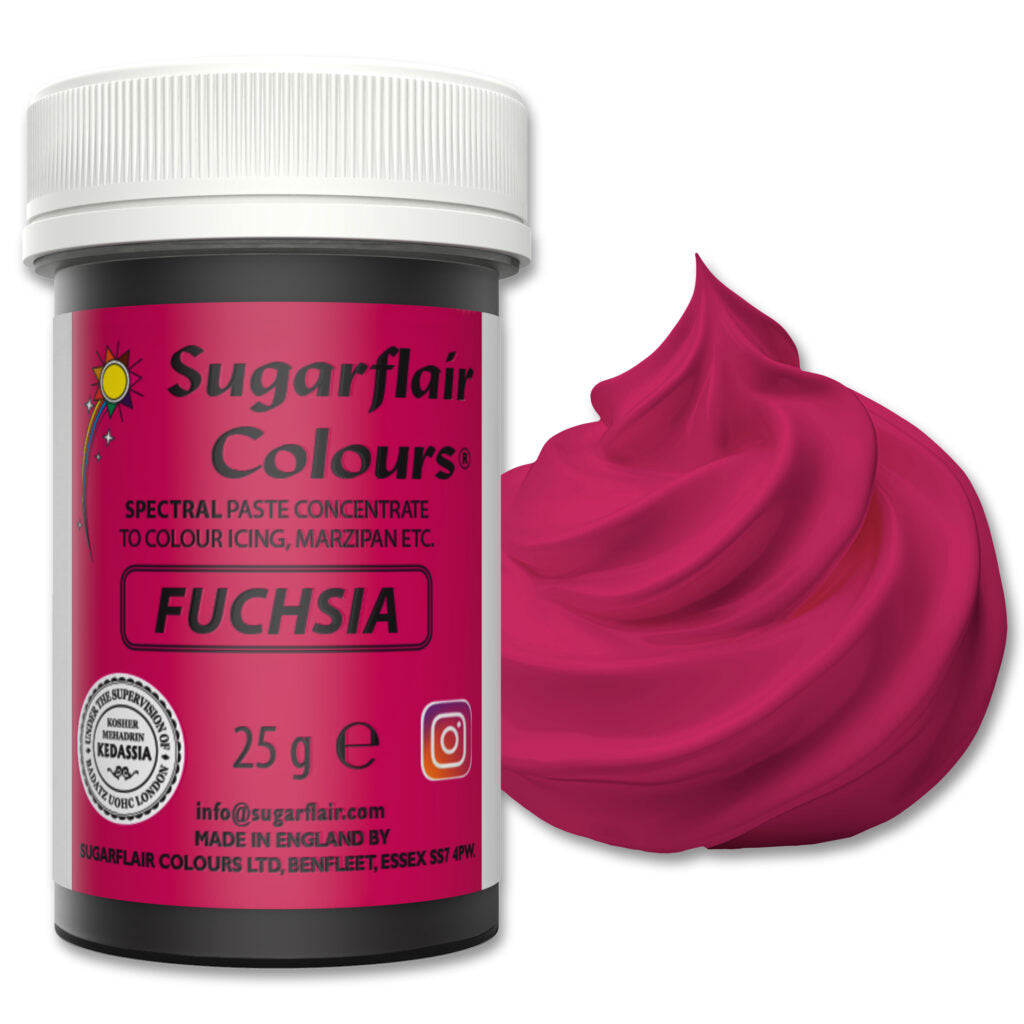 Speisefarben-Paste Sugarflair - Fuchsia 25g
