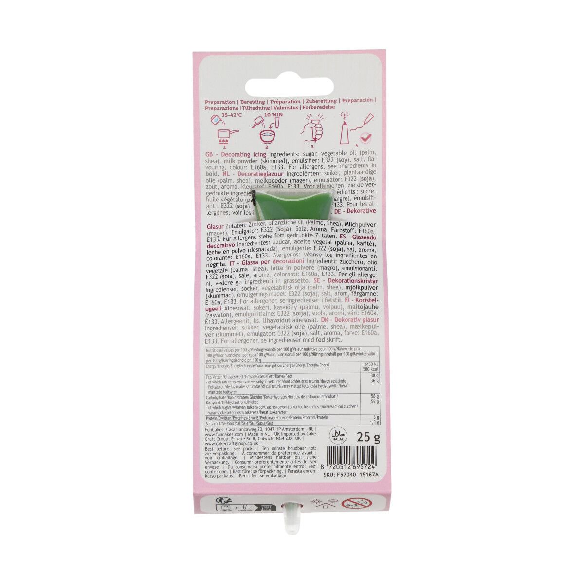 FunCakes Schoko Schreiber Grün – Bild 3